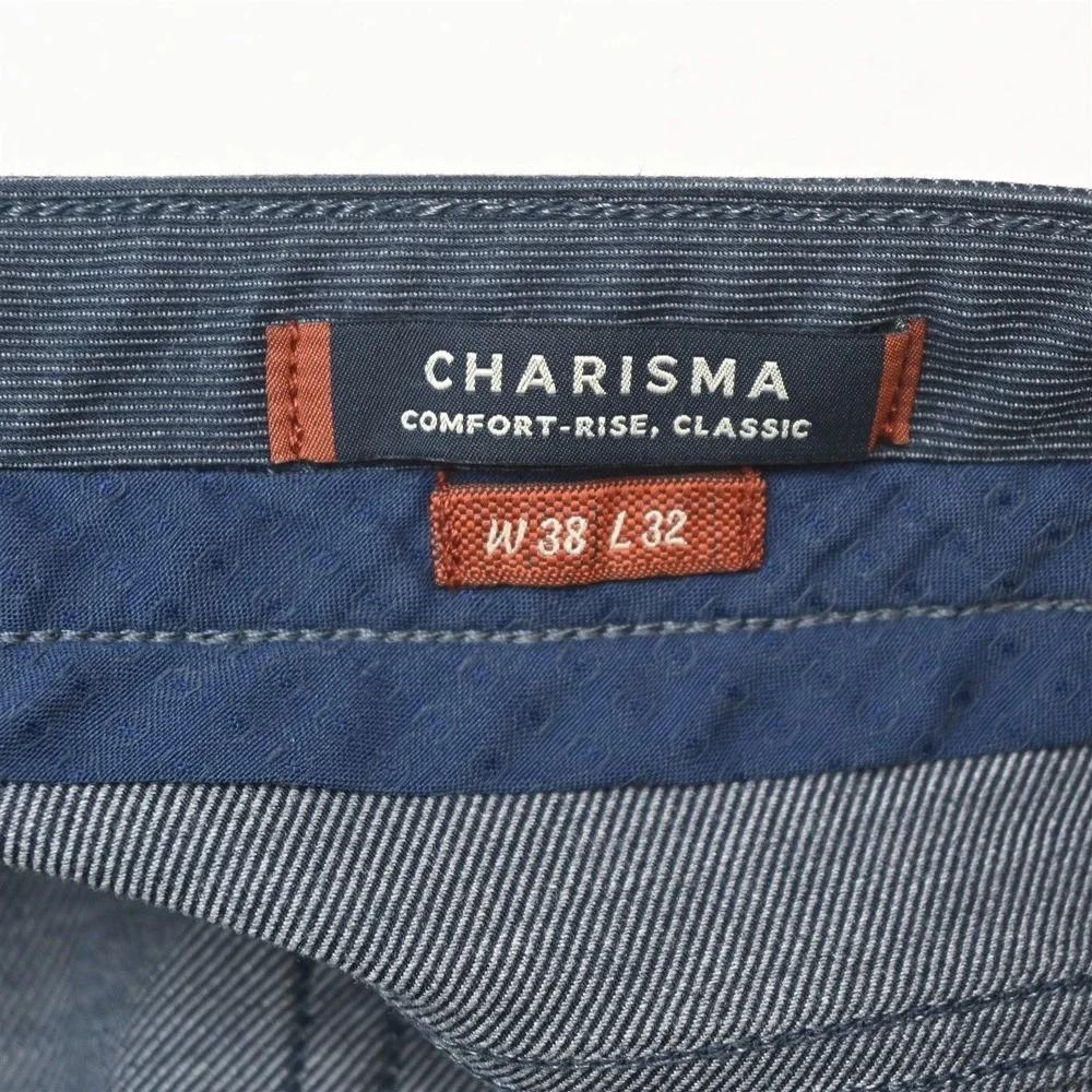 34 Heritage 38x32 Blue Charisma Comfort Rise Classic Straight Mens Jeans